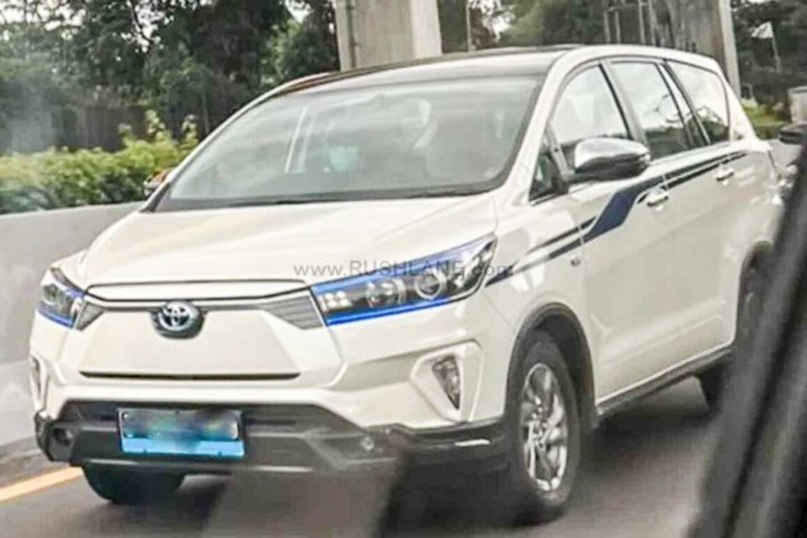 Toyota Innova Electric Spied On Public Road For First Time