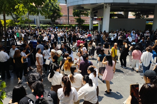(SpotNews)THAILAND-BANGKOK-MYANMAR EARTHQUAKE-TREMORS