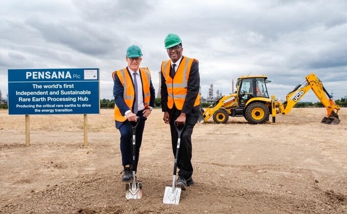 Business Secretary Kwasi Kwarteng at the breaking ground ceremony for the Pensana site in 2022 | Credit: Pensana Business Secretary Kwasi Kwarteng at the breaking ground ceremony for the Pensana site in 2022 | Credit: Pensana