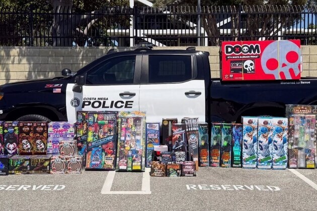 Costa Mesa Police seize 710 pounds of illegal fireworks in major crackdown - New Santa Ana