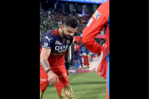 Virat playfully enacts KL Rahul's 'Kantara-inspired' celebration after DC-RCB clash