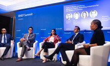 The panel at BloombergNEF