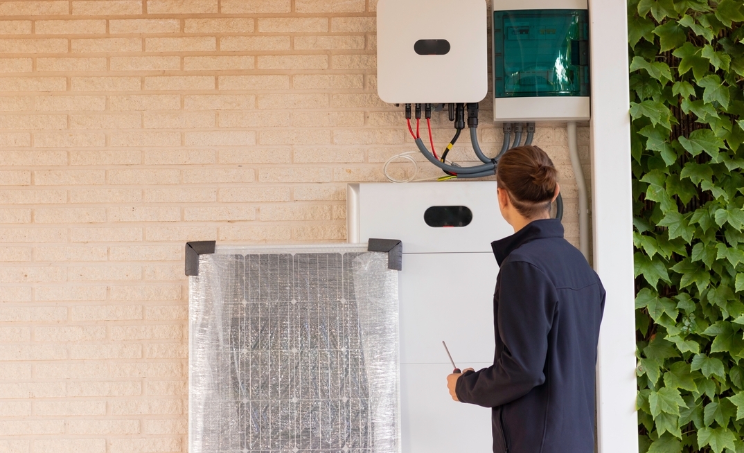 Domestic solar and battery installation_NOWRA photography.