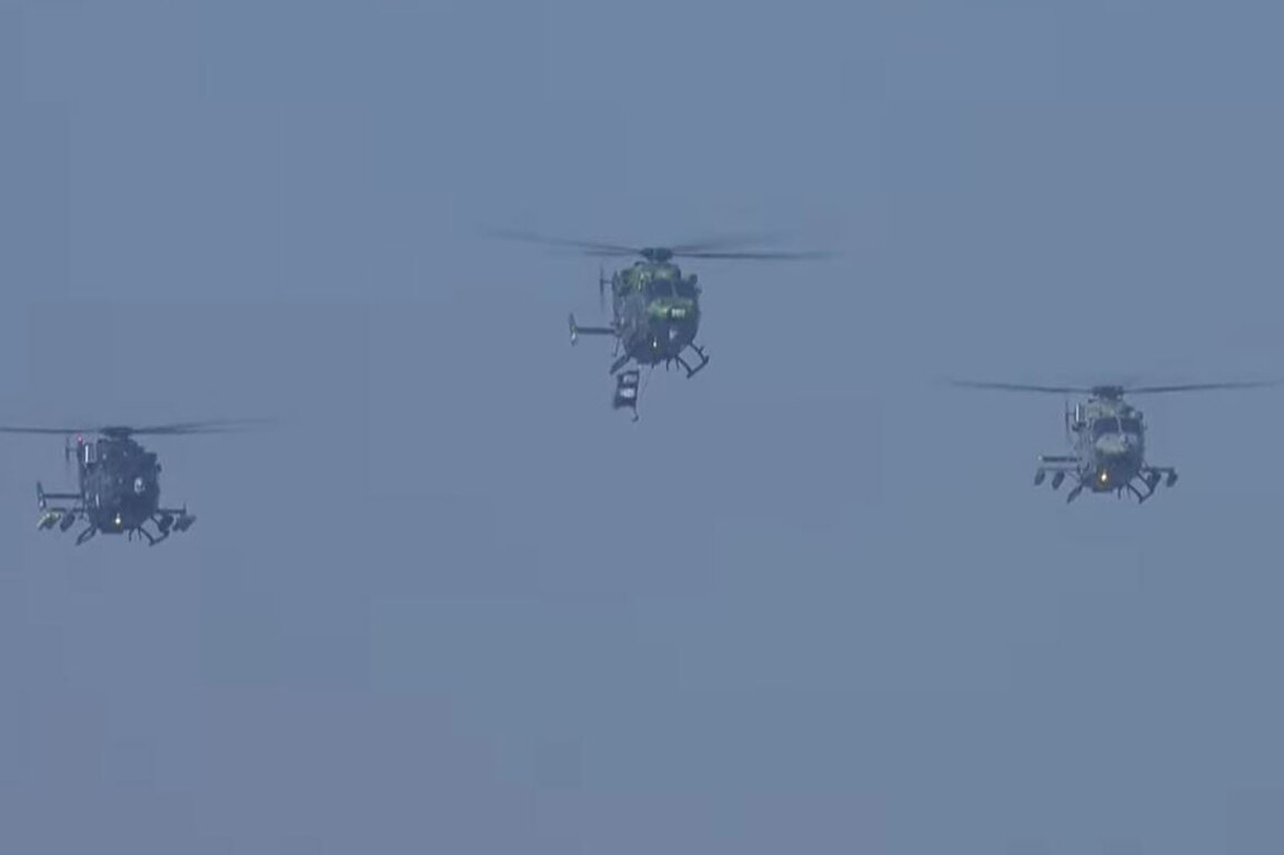 R-Day 2026: India showcases RUDRA, Apache, Prachand helicopters in spectacular aerial display