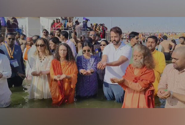 Isha Ambani offers prayers at Triveni Sangam in Prayagraj