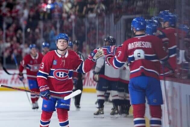 Cole Caufield, Canadiens grab early lead, cool off Caps