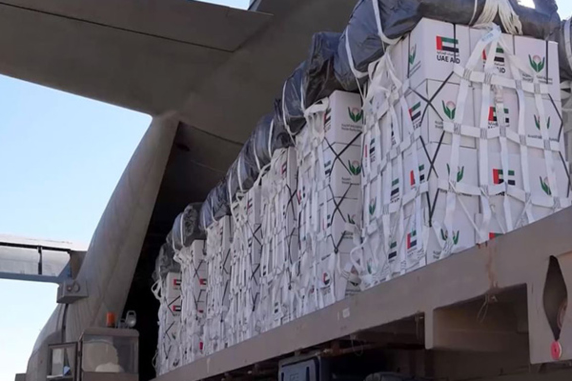 UAE carries out 79th airdrop of humanitarian aid under 'Birds of Goodness' operation to support Gaza