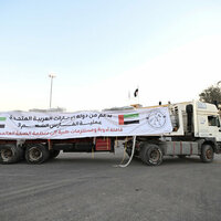 UAE extends support to Gaza's health sector through aid convoy as part of Operation Chivalrous Knight 3