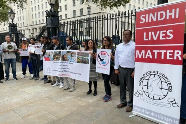 UK: World Sindhi Congress protest against Pak atrocities outside PM residence