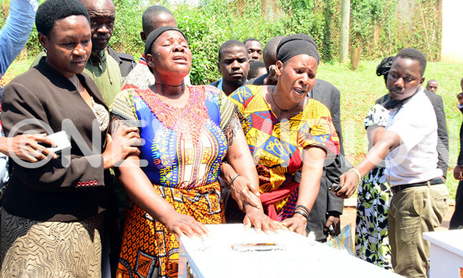 Minister sees off remains of Rakai school fire victims Minister sees off remains of Rakai school fire victims