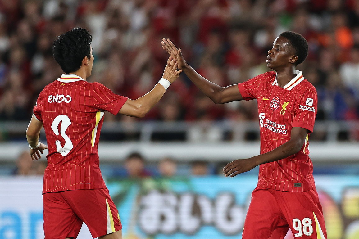 (SP)JAPAN-YOKOHAMA-FOOTBALL-FRIENDLY-LIVERPOOL VS YOKOHAMA F. MARINOS