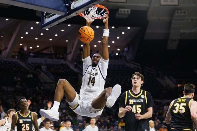 Notre Dame out to prove vs. Evansville it can succeed sans Markus Burton