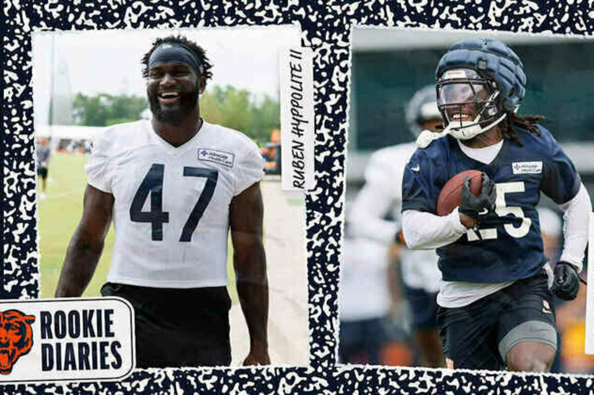 Bears rookie diaries with Ruben Hyppolite II, Kyle Monangai | Week 1