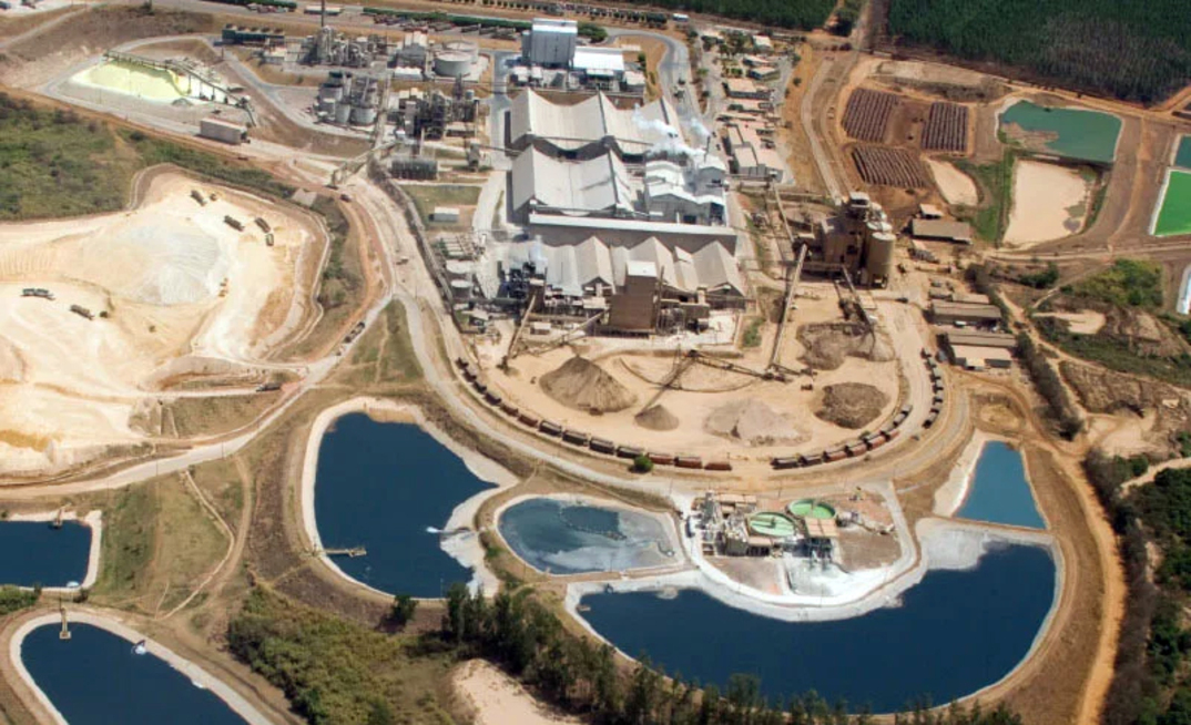 Operação da CMOC em GO nióbio fosfato catalão