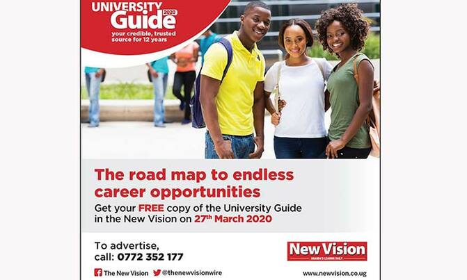 New Vision produces unique University Guide Magazine New Vision produces unique University Guide Magazine