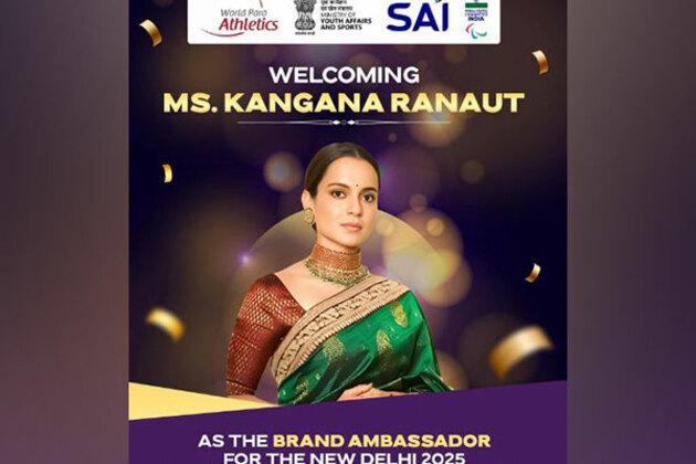 Kangana Ranaut appointed brand ambassador for New Delhi 2025 World Para Athletics Championships