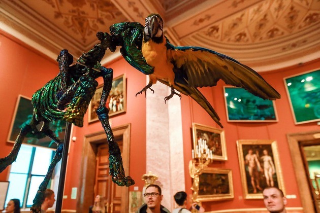 Hermitage faces outcry over installations featuring dead animals