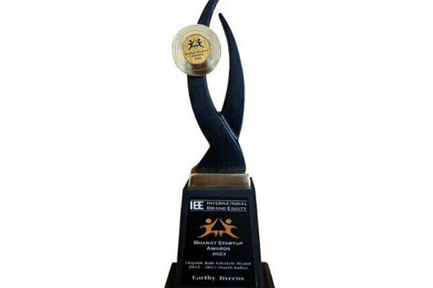 Earthy Tweens Wins Organic Kids' Lifestyle Fashion Brand 2022-23 at Bharat Startup Awards 2023