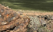 Outcrop at Coppernico Metals' Sombrero in Ayacucho, Peru (Credit: Coppernico)