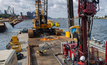  The Eijkelkamp SonicSampDrill SRS ML SmallRotoSonic drill with AquaLock 70 sampling system onboard a barge on the Ghent–Terneuzen Canal