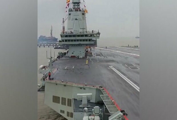 China's third aircraft carrier heads to sea for the first time