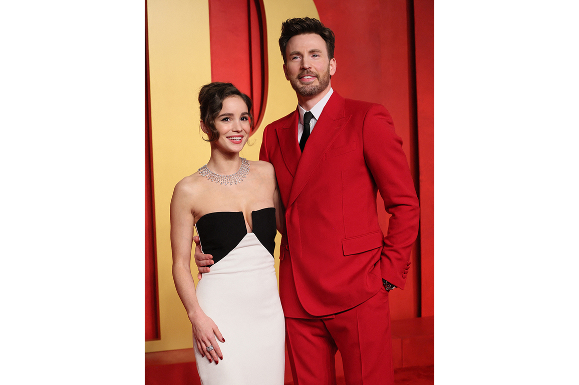 Chris Evans "completely in awe and proud" after welcoming daughter with Alba Baptista