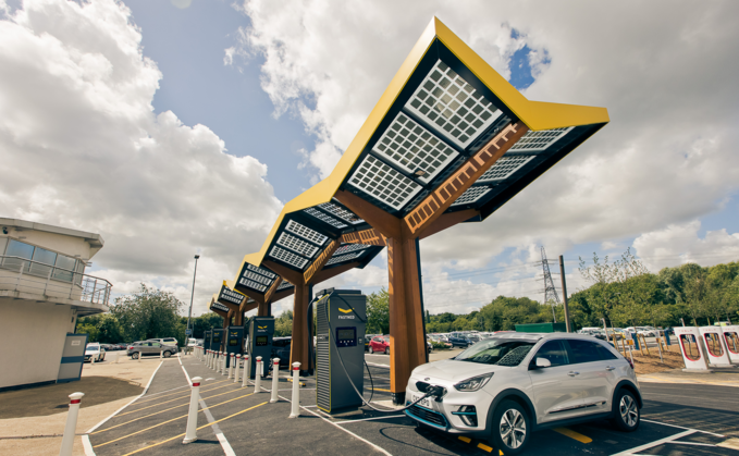 A Fastned charging unit | Credit: Fastned