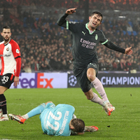 (SP)THE NETHERLANDS-ROTTERDAM-FOOTBALL-UEFA CHAMPIONS LEAGUE-FEYENOORD VS AC MILAN