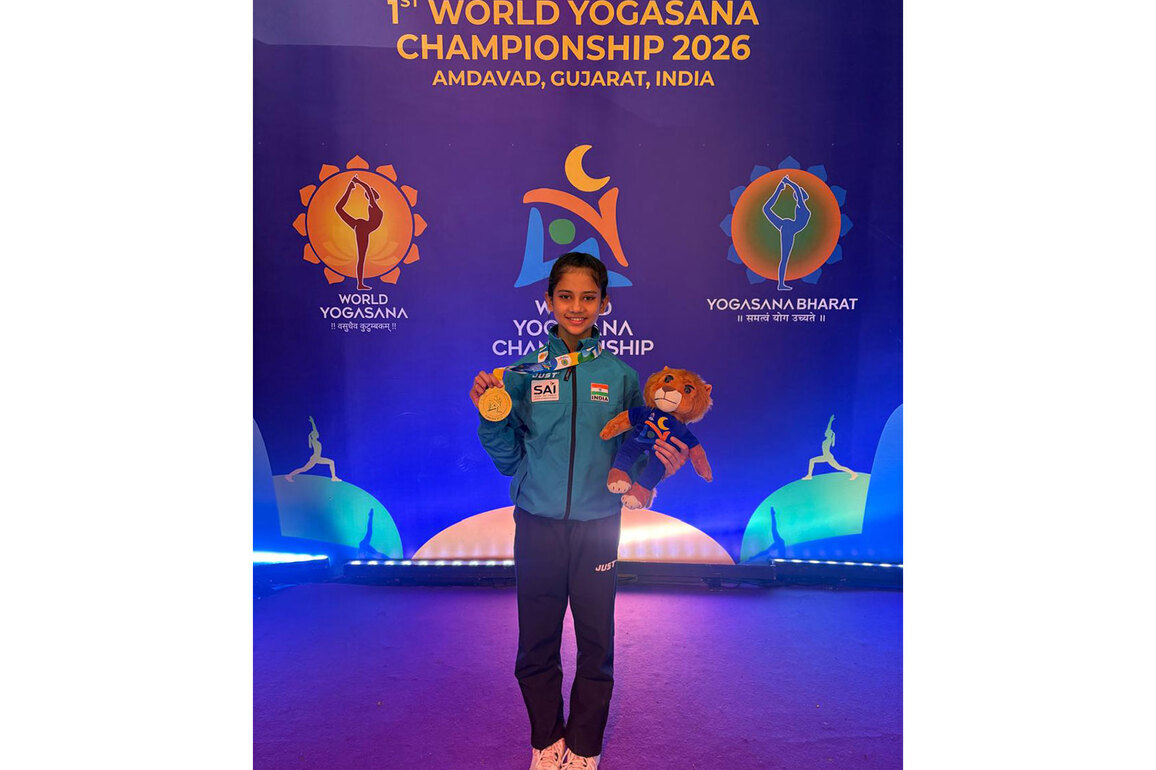 Pune's golden girl Niral Wadekar wins two titles at World Yogasana Championship 2026