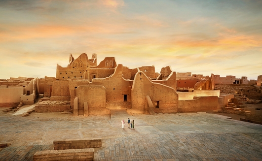 Al Diriyah Fort, Riyadh, Saudi Arabia.