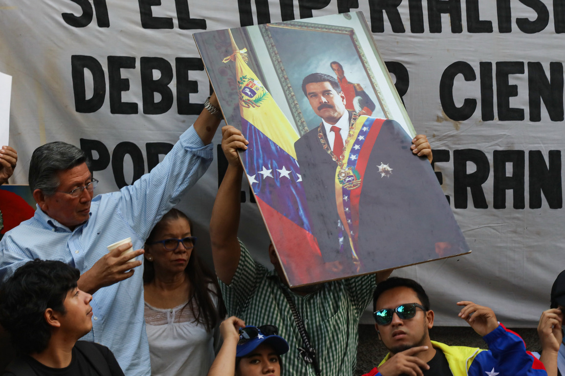 (SpotNews) EL SALVADOR-SAN SALVADOR-PROTEST-U.S.-VENEZUELA