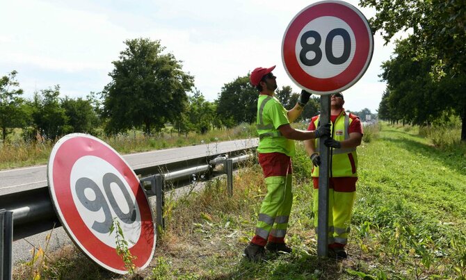 Speed limits on Europe's roads Speed limits on Europe's roads
