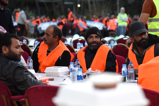 SYRIA-DAMASCUS-COMMUNAL IFTAR