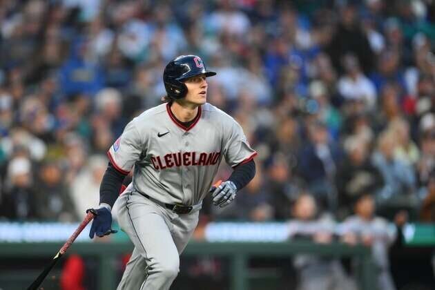 Chase DeLauter homers twice as Guardians down Mariners