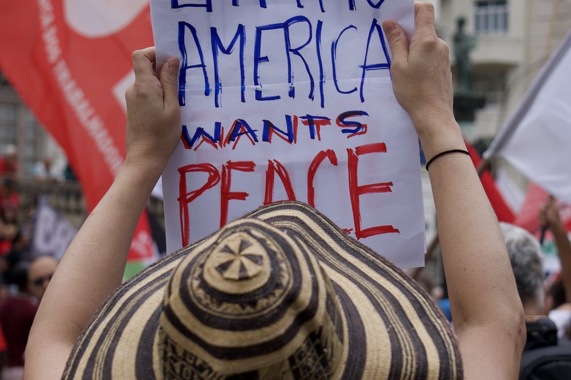 (SpotNews) BRAZIL-U.S.-VENEZUELA-PROTEST