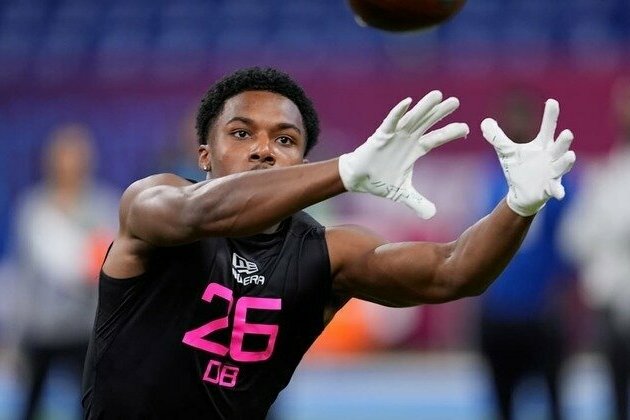 The Jaguars Select DB Caleb Ransaw No. 88 Overall