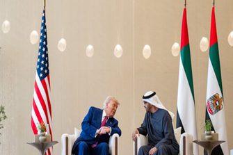 Trump secures USD 200 billion in deals with UAE; Burj Khalifa lit up in American flag colours