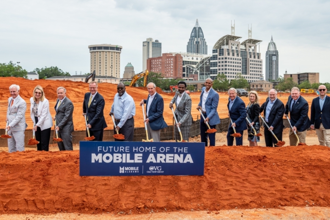 Construction officially begins on Mobile Arena, a new era for Gulf Coast entertainment