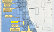  The location of Calima's new block and recent exploration activity