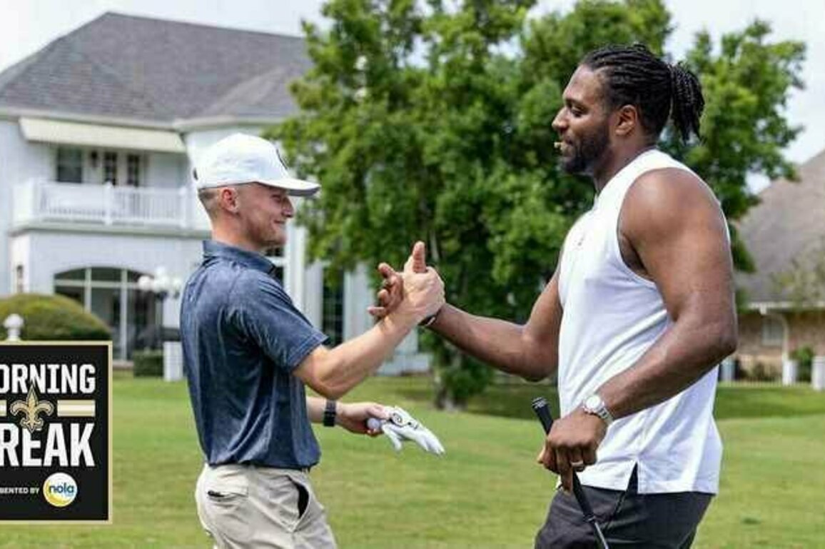Morning Break: Saints tee off, team up, and train on