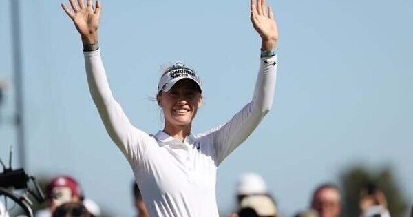 Nelly Korda takes aim at third straight major at Hazeltine