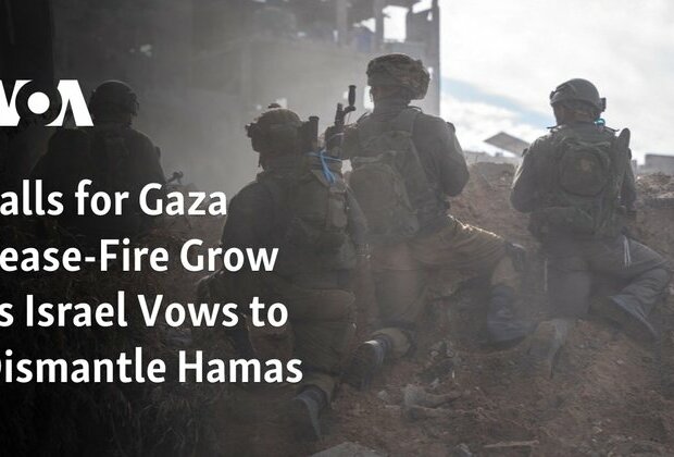 Calls for Gaza Cease-Fire Grow as Israel Vows to Dismantle Hamas