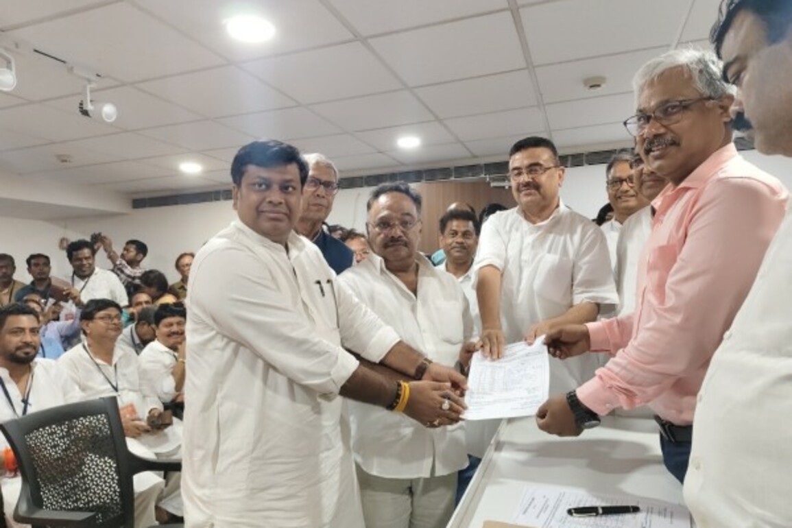 BJP MP Samik Bhattacharya files nomination for president of party's West Bengal unit