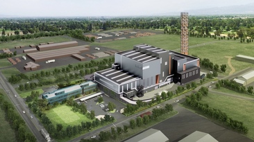 Artists impression of the Kwinana Energy Recovery facility