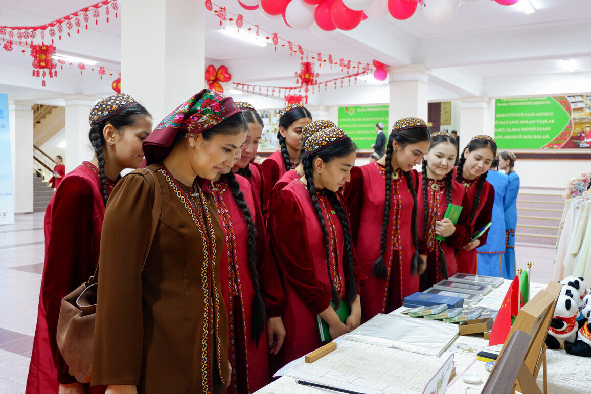 TURKMENISTAN-ASHGABAT--INT'L CHINESE LANGUAGE DAY