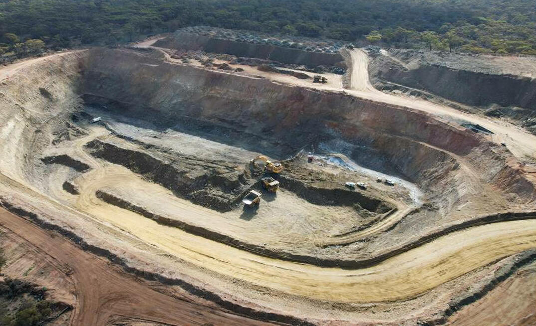The Jeffreys Find pit.