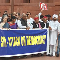 INDIA bloc MPs to protest against Bihar SIR in Parliament complex today