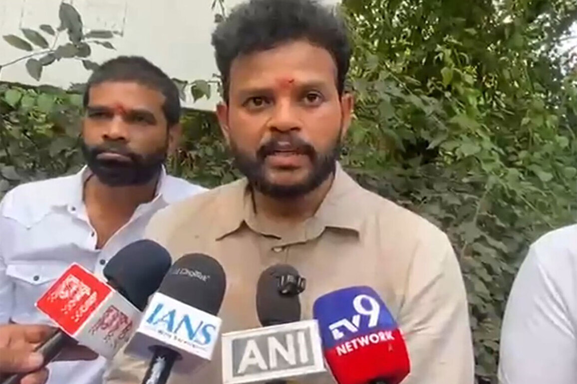 Union Minister Rammohan Naidu offers prayers at Lord Venkateswara Temple