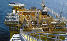 The Bass Gas project's Yolla platform. Image courtesy of Beach Petroleum.