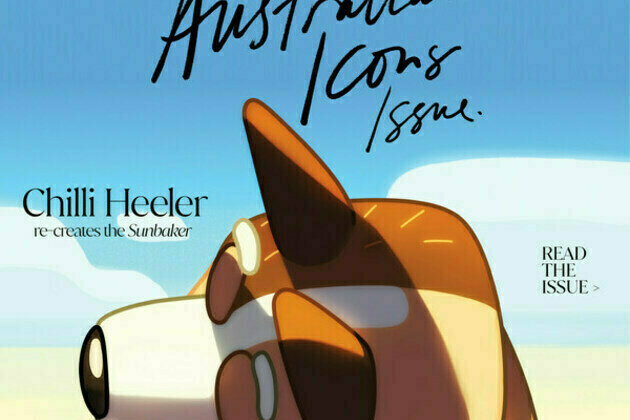 InStyle Australia announces the cover star of its February edition as Chilli Heeler, star of award-winning ABC KIDS animated series Bluey
